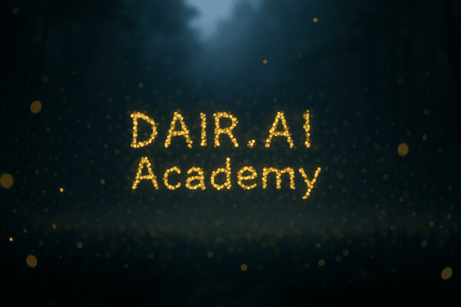 An image of the DAIR.AI Academy text generated with 4o Image Generation.